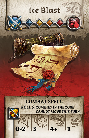 Carte Promo Ice Blast Pour Le Jeu Zombicide - Neuf, Non Ouverte, Carte Bonus Ou Spéciale